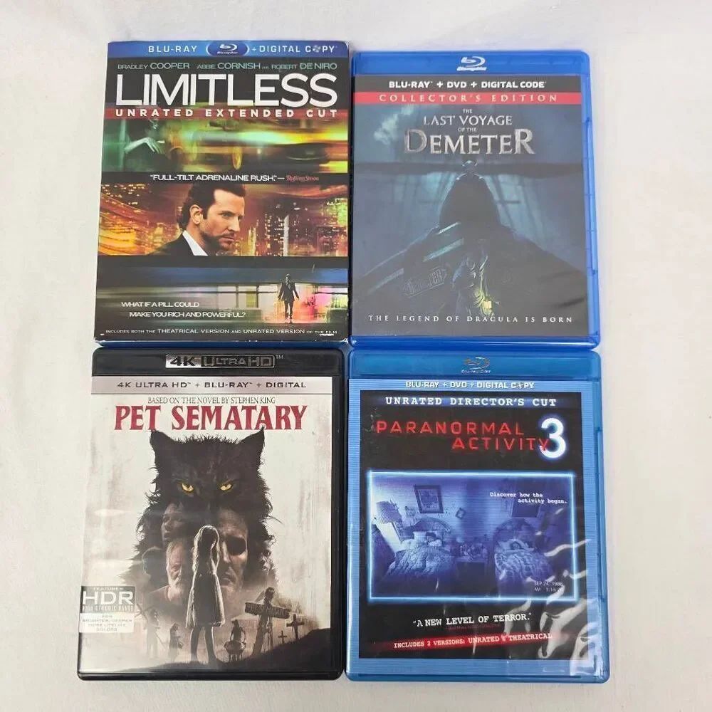 Thriller Horror Blu-ray Lot Pet Sematary 4K